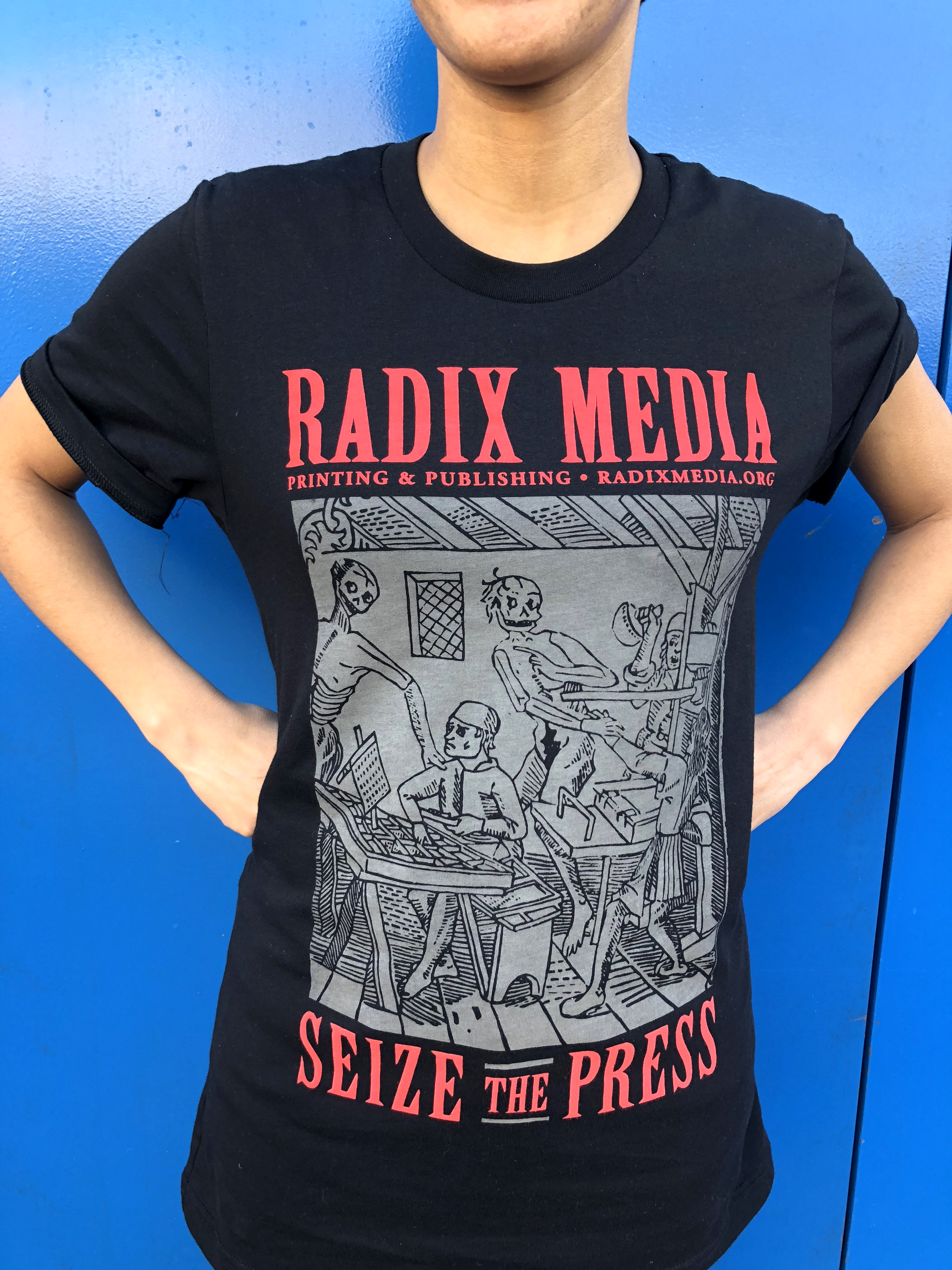 Radix Media T-Shirt - Seize the Press!