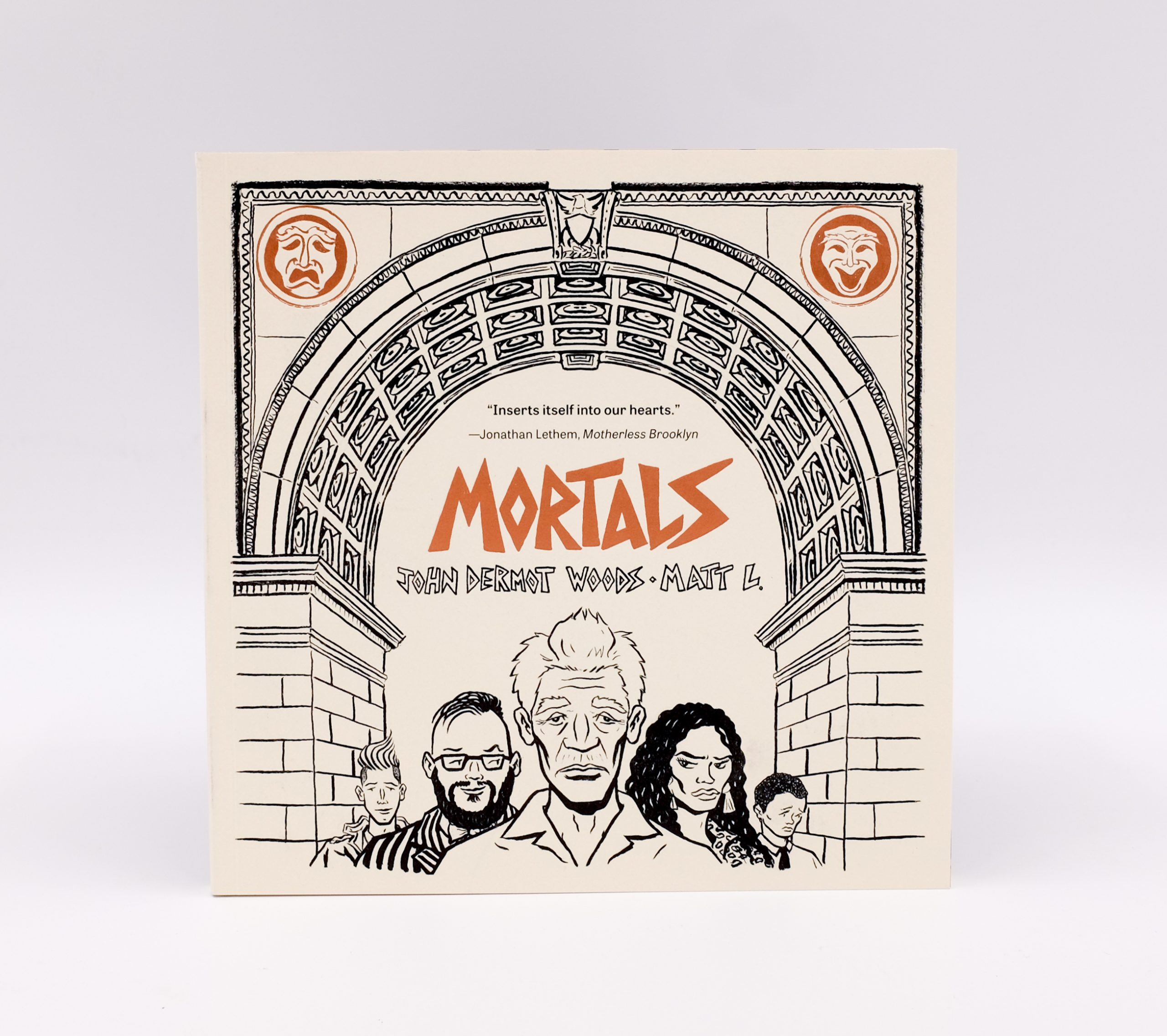 MORTALS, written by John Dermot Woods, illustrated by Matt L.
