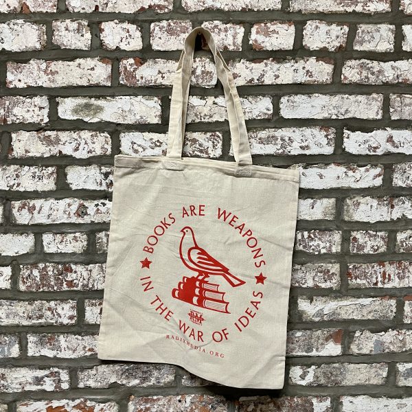 Books Are Weapons Radix Media Tote - Red